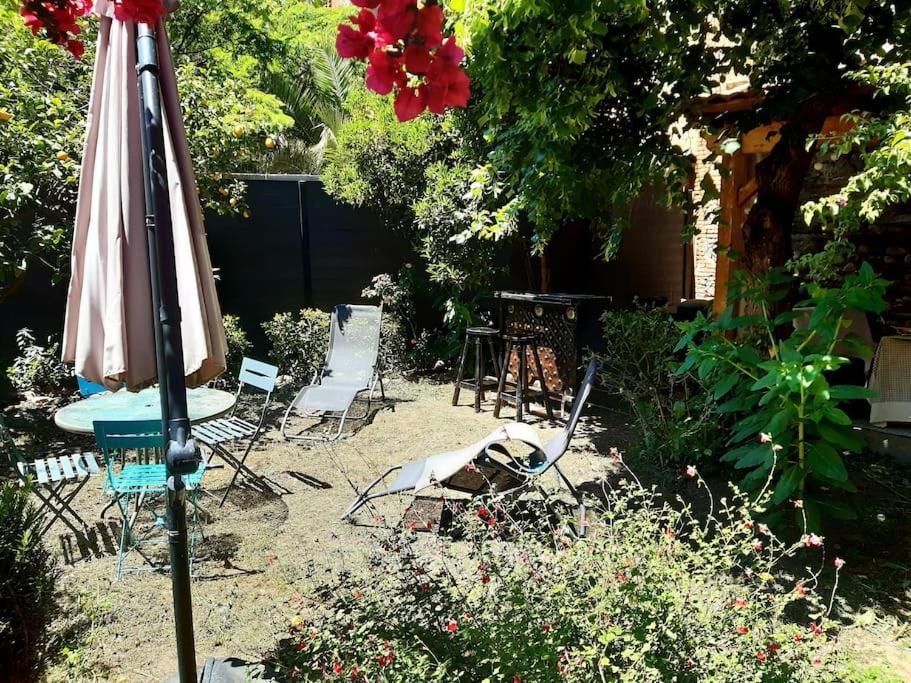 Charmante Maison De Ville Avec Jardin Perpignan Eksteriør billede